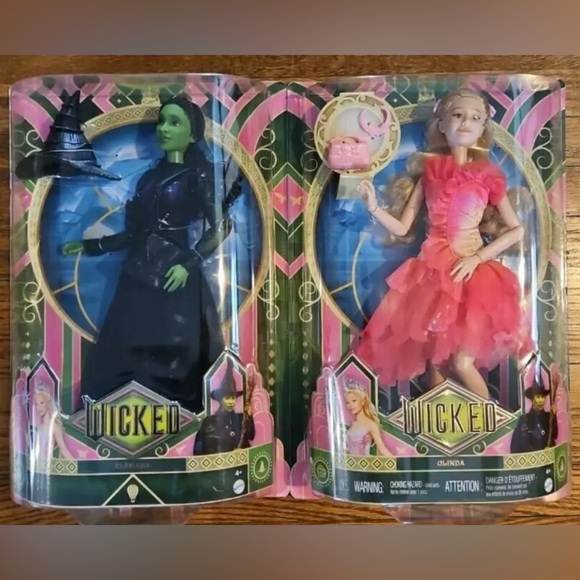 Mattel Wicked Dolls GLINDA and ELPHABA MISPRINT - Picture 1 of 6